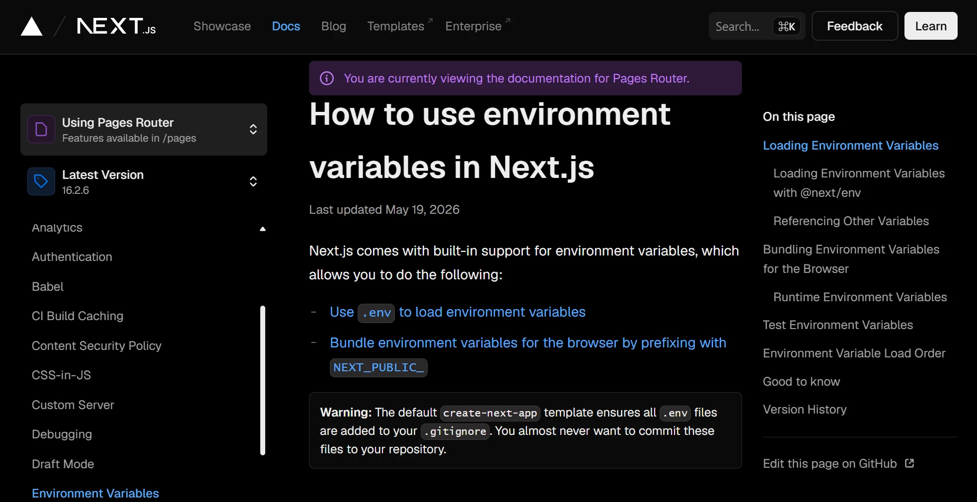 Next.js 환경변수 완벽 가이드 — .env.local부터 NEXT_PUBLIC 클라이언트 변수까지